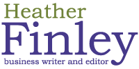 Heather Finley :: Business Writer & Editor Logo